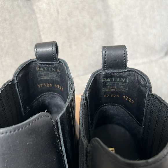 Portland Leather Patina The Dakota Boot Black Leather 7 - Picture 9 of 12